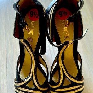 Leather new stylish shoes
